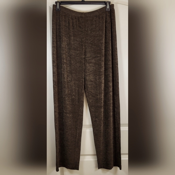 CHICO'S Travelers Classic Meredith Pants in Brown - Size 3 or Size 16 - Picture 2 of 8